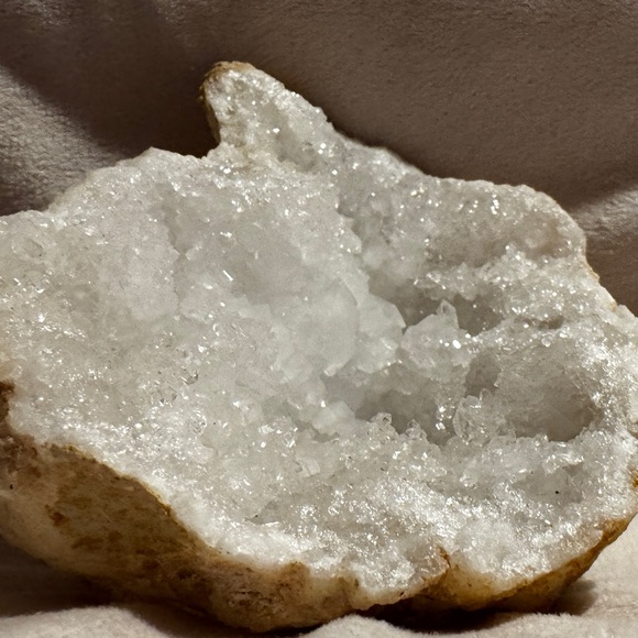 Natural White Crystal Geode - Picture 5 of 9